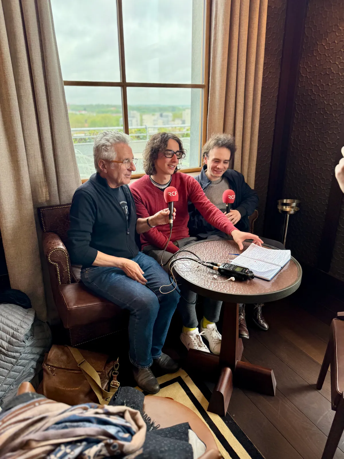 Interview radio, Jonathan Fournel et Pierre Desangles