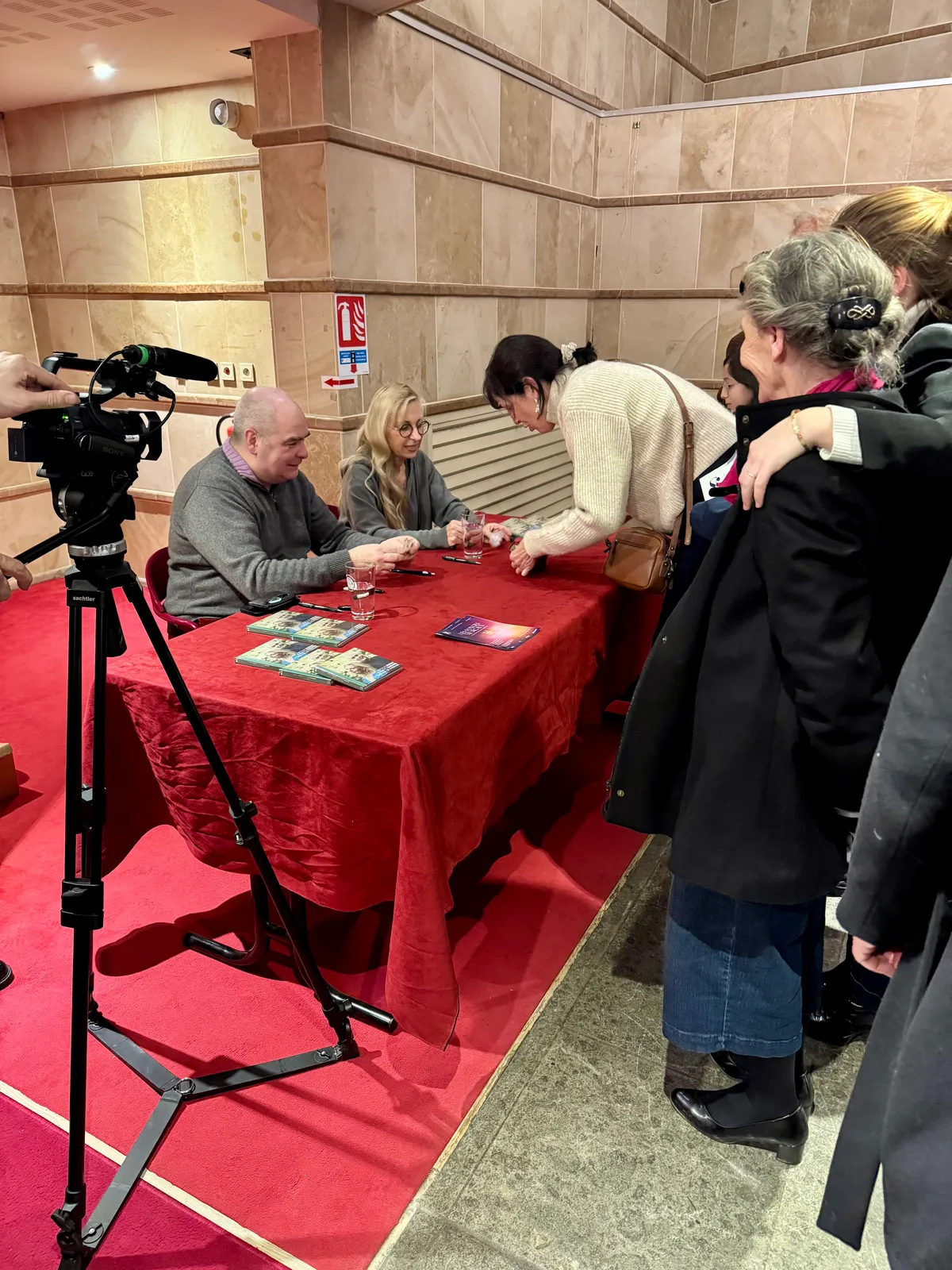 Séance de dédicace - Natalie Dessay et Philippe Cassard